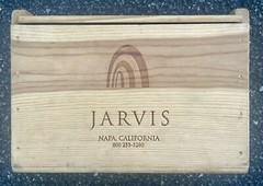 JARVIS FINCH HOLLOW CHARDONNAY WINE NAPA VALLEY EMPTY WOOD BOX W/LID 14X12.5X8.5