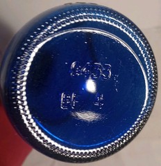 750 Ml Cobalt Blue Hock Wine Bottles, Cork Finish