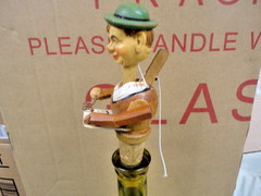 Antique italian wine cork carving Optician Optometrist #2 nice!