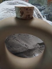 Vintage Rare Hartstone Signed Bisque Ceramic Wine Tote Decanter Wine Chiller 🍷