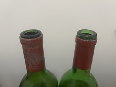 (2) EMPTY Chateau Latour Pauillac Bordeaux Bottles 1970 & 1975