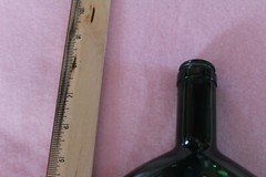 Vintage Mateus Rose Portugal Dark Green Wine Bottle Empty 8&Prime; tall #231 Preowned