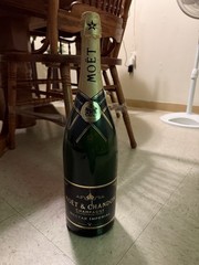 Moet Chandon Dummy 16 Inch Empty Advertising Champagne Bottle TGI Fridays