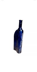 Vintage 2001 Ungsteiner Kobnert Germany Cobalt Blue Painted Wine Bottle 750 ml