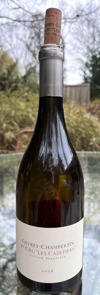 Olivier Bernstein Gevrey Chambertin 1er Cru 2018 Red Wine Empty Bottle