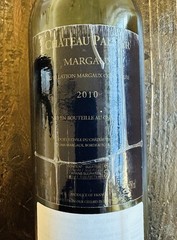 Wine Bottle EMPTY CHATEAU PALMER 2010 Margaux France Collectible 750ml With Cork