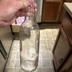 Old Mr. Boston Fine Wines Bottle Magic Panel Bin Bottle 4/5 Quart
