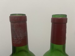(2) EMPTY Chateau Latour Pauillac Bordeaux Bottles 1970 & 1975