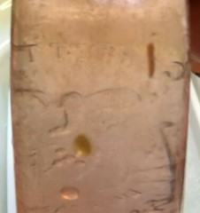 VINTAGE GARRETT & COMPANY WINE BOTTLE – 1/2 PINT – ST. LOUIS, MO & NORFOLK, VA