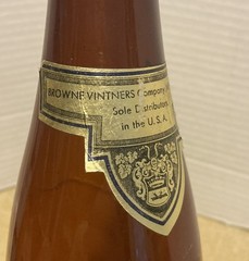 Vintage EMPTY Julius Kayser Liebfraumilch Glockenspiel 1961 Wine Bottle