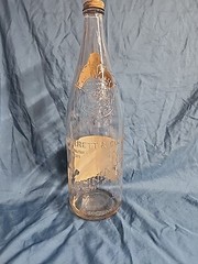 RARE Vtg Pre-prohibition Garrett & Co. Inc. Virginia Dare 14¾ » Tall Wine bottle