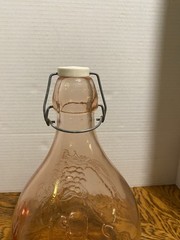 Vintage Casadis Milano Jus de Fruits 2 Liter Wine Decanter/Bottle with topper