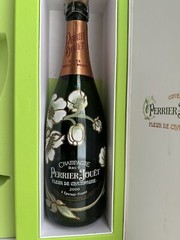 Perrier Jouet champagne bottle. (empty…) Millenium Edition. 2000!