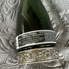 Segura Viudas Brut Reserva Heredad Cava 750 mL Green Wine Bottle Pewter Base