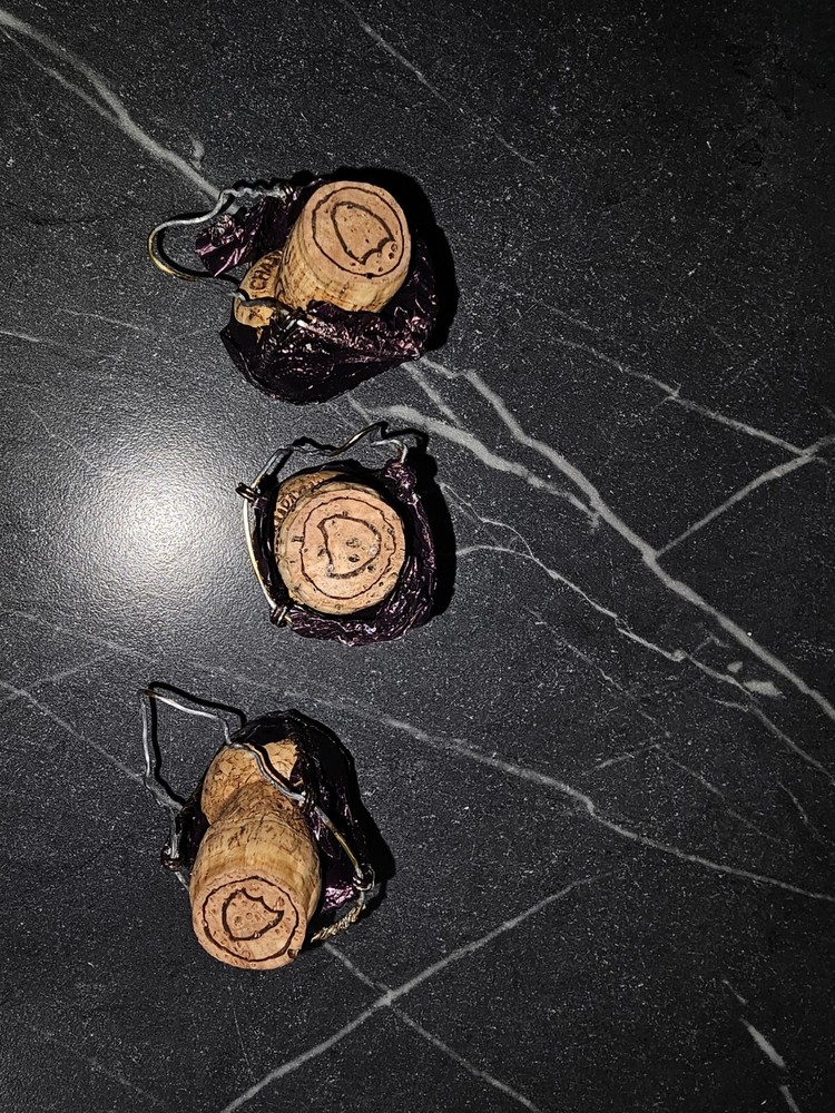 3 Empty dom perignon ROSE Cork, NO Bottle Just Cork , 750 ML