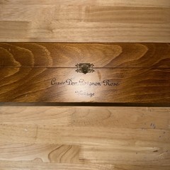 Cuvee Dom Perignon Rosé Vintage 1990 Wooden Champagne Bottle Box