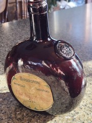 1904 Gewurztraminer Burgerspital zum heil. Geist Labeled 19th c Wine Bottle