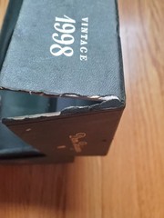 Dom Perignon Moet Champagne Display Box Vintage 1998 With Empty Bottle