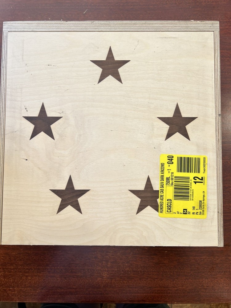 HUNDRED ACRE – DARK ARK – NAPA VALLEY – WOODEN WINE BOX – 2022