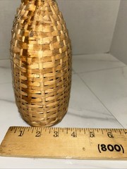 1966 Empty Quinta Libson Wine By J.M. DA Fonseca. Succ.4/5 Qt Wrapped In Wicker