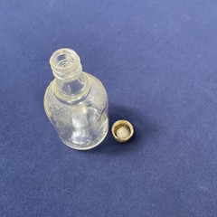 Vtg Franzia Mini Wine Bottle Jug w/ Handle 3/16 Pint Size