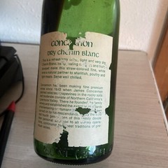 Vintage Empty wine bottle 1979 CONCANNON Cork Still In Bottle Not Opened.
