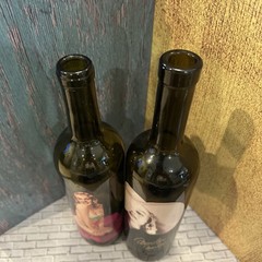 2 EMPTY Marilyn Monroe Wine Bottles 2002 Merlot And 2005 Merlot
