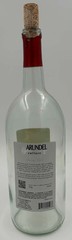 Empty Arundel Cellars Sweet Kiss Concord 1.5L Wine Bottle w/Cork Large Display