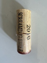 2010 SCREAMING EAGLE Cabernet Sauvignon Empty Wine Bottle w/cork and Opened Foil
