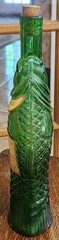 Vintage 1967 Emerald Glass Bottle Antinori Bianco Della Costa Toscana