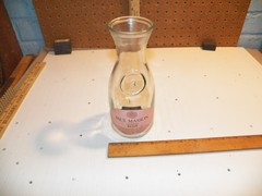 Vintage PAUL MASSON California Rose&rsquo; Wine Carafe Embossed w/ Original Labels