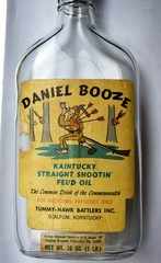 Vintage Orange Blossom Wine Bottle Label & Daniel Booze Kaintucky Feud Oil Label