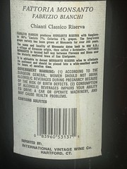 Jeroboam Double Magnum 3L Empty Wine Bottle Monsanto Chianti 1988 18&Prime;tall