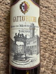 Gattavecchi Rosso Toscana Italian Wine EMPTY bottle