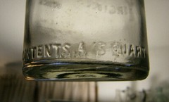 Virginia Dare wine bottle(empty), 4/5 Quart, by Garrett & Co. New York with Cap