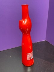 Happy Cat Red Cat-Shaped Empty Wine Bottle 2016 German Riesling
