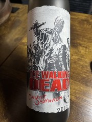 The Walking Dead Cabernet Sauvignon WINE Empty bottle 2016 RARE
