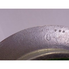 Vintage Wilton Armetale Embossed Italian Quote Pewter Wine Bottle Coaster