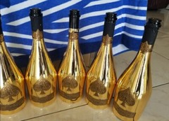 Armand De Brignac Ace of Spades GOLD: EMPTY Champagne Bottle 750 ml
