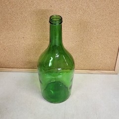 Vintage Christian Brothers Green Liquor Wine Bottle One Half Gallon