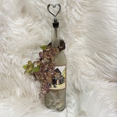 wine Glass Craft bottle With Lights