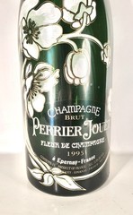 Vintage 1995 Perrier Jouet Epernay Champagne Empty Bottle Factice Dummy Bottle