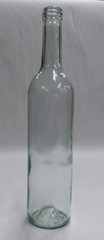 750ml Glass Bordeaux Wine Bottle Punt Bottom W/ Synthetic Tasting Corks – Return
