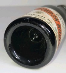 1926 Antique G. H. Mumm Cordon Empty Champagne Bottle Cart Rouge Split Reims