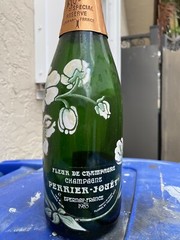 Perrier Jouet Champagne Empty Display Bottle Vintage 1985 750ml EMPTY