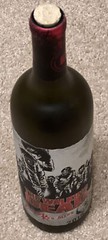 The Walking Dead Blood Red Blend Wine Bottle Empty 750ml Exclusive 2015 AMC
