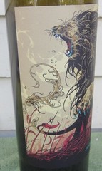 Large JUGGERNAUT WINE CO Dark Green 300cl/3L BOTTLE 2017 Hillside Cabernet 19&Prime;