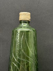 Gallo Ripple Wine Bottle 4/5 Quart Rare Green Glass 10&Prime; Vintage Design 1960&rsquo;s