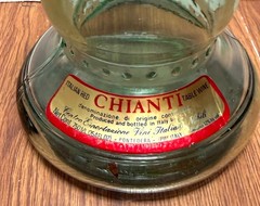 Rare MCM Chianti Italian Wine Bottle Empoli Green Glass 750 ml/25.4 oz/3 cups