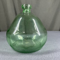 Recycled Glass Dame Jeanne Demijohn Style Bottle Green Carboy Wine Portugal VTG